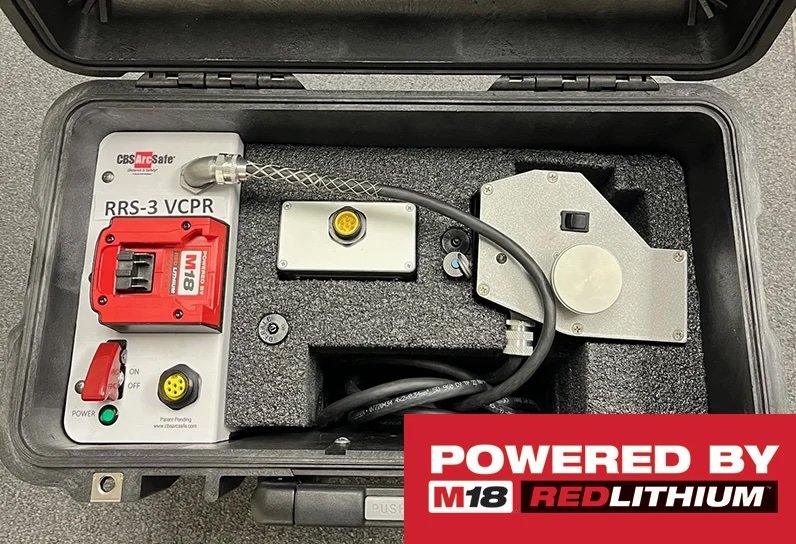CBS ArcSafe® RRS-3 Remote Racking Systems Are Now Powered by Milwaukee M18™ REDLITHIUM Batteries